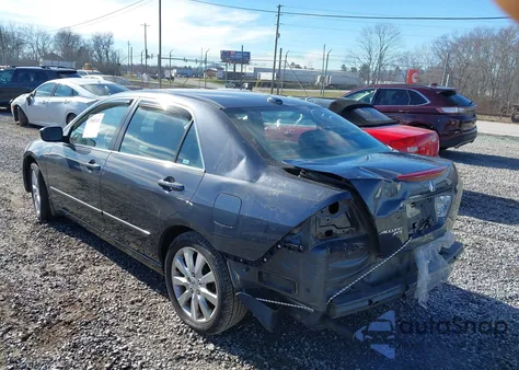 2007 Honda Accord 3.0 Ex из США, поврежденный, VIN 1HGCM66587A086896